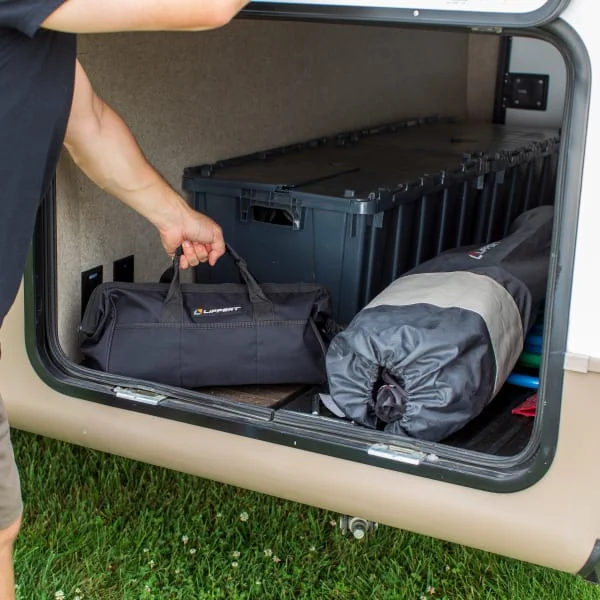 RV Storage Compartment for Baggage and Cargo