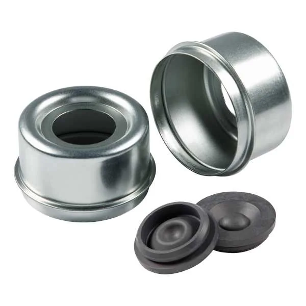 Trailer bearing dust caps