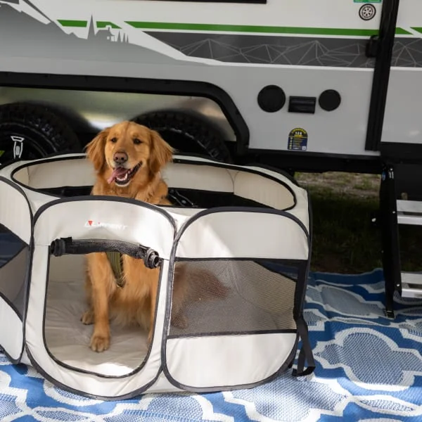 RV Dog Patio Playpen Outdoor Campsite