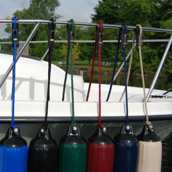boat fender lines 