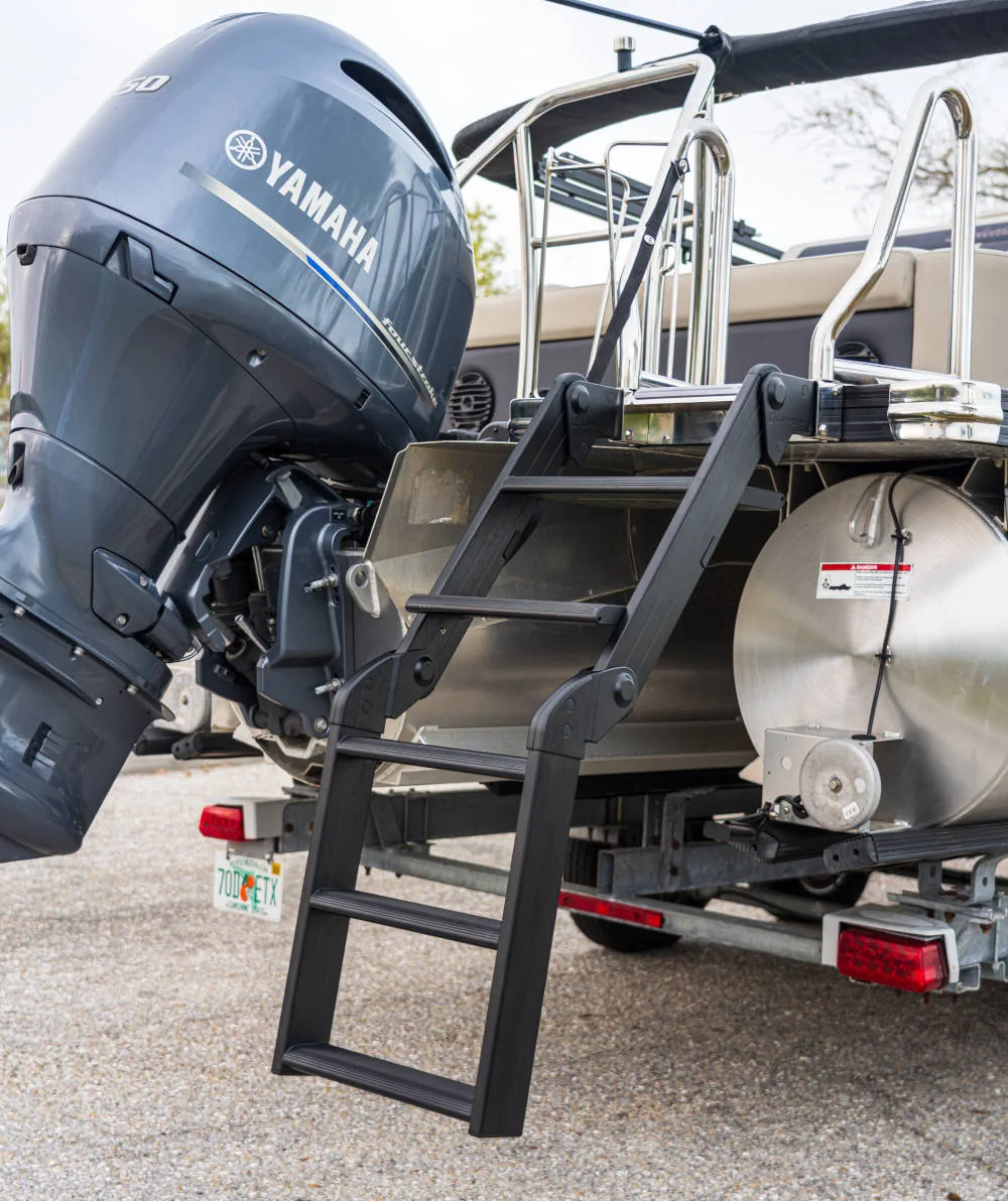 Aluminum Stainless Steel Pontoon Boat Ladder