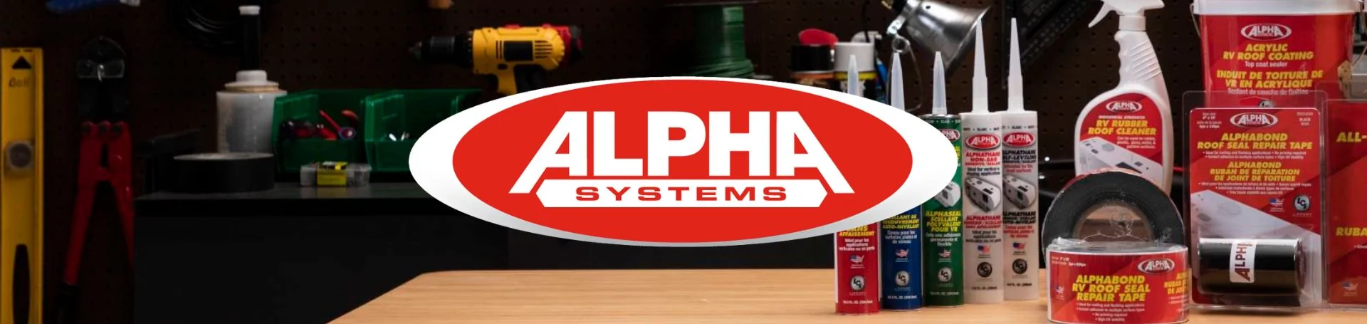 Alpha System RV roof sealing products