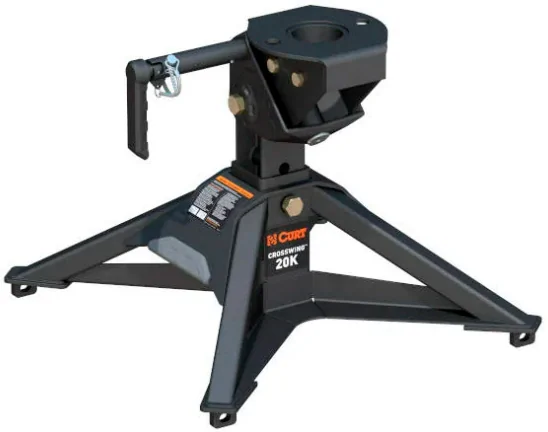 CURT CrossWing 5th Wheel Hitch for 5th Wheel Rails