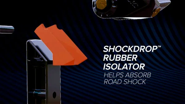 ShockDrop Rubber Isolator on CrossWing 5th Wheel Hitch