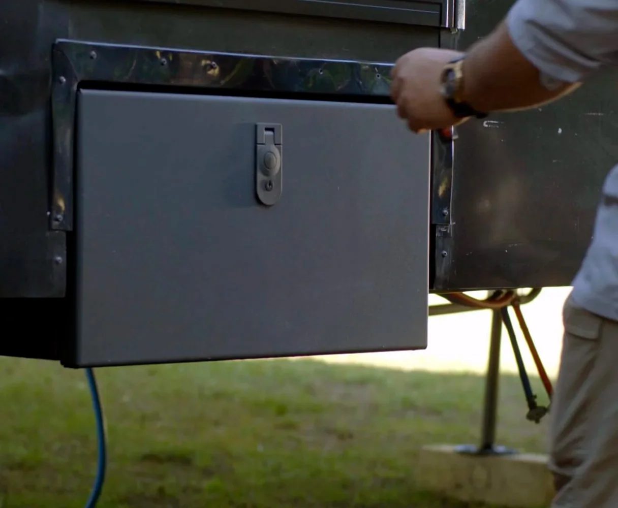 Storage box for Lippert Solid Step