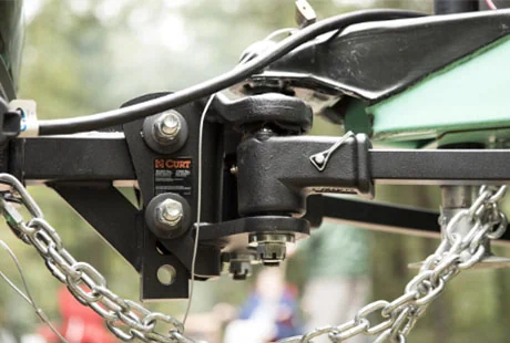 CURT TruTrack adjustable shanks available for 2" or 2-1/2" receivers CURT TruTrack adjustable shanks available for 2" or 2-1/2" receivers