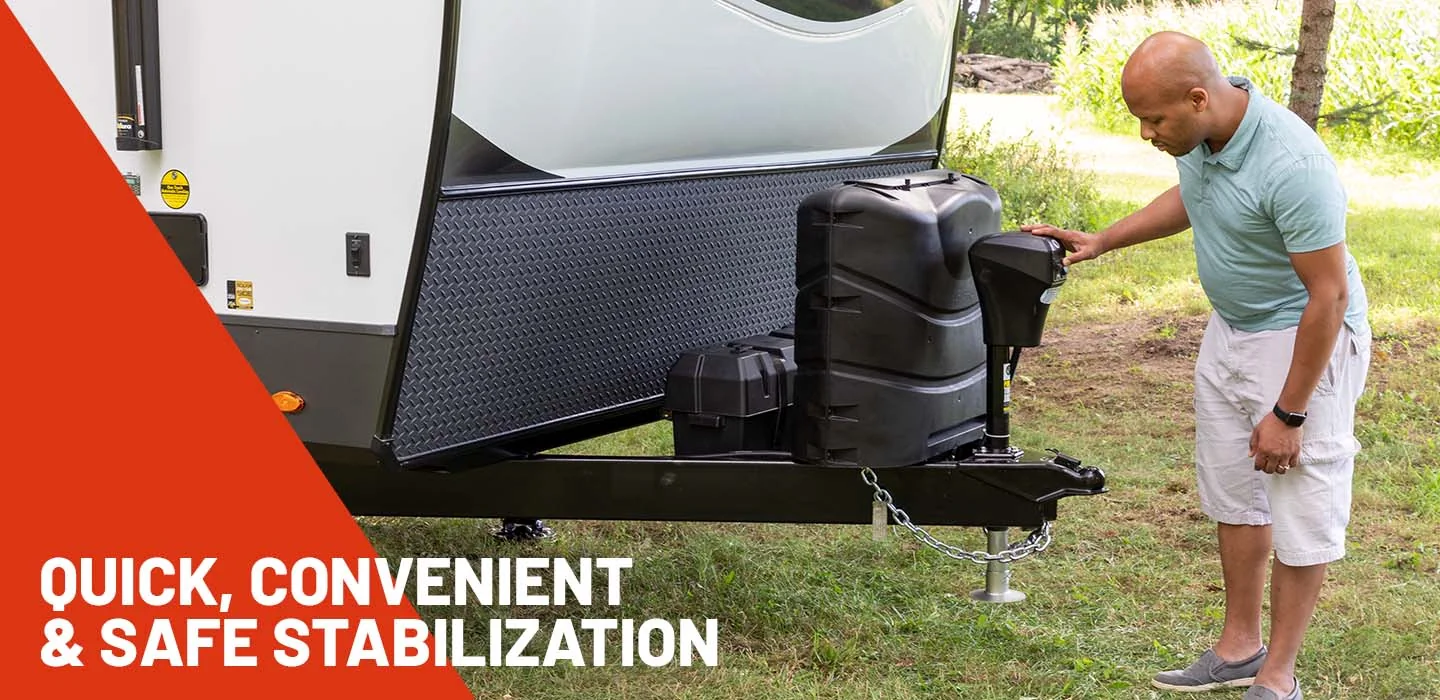 Quick Convenient Safe RV Stabilization