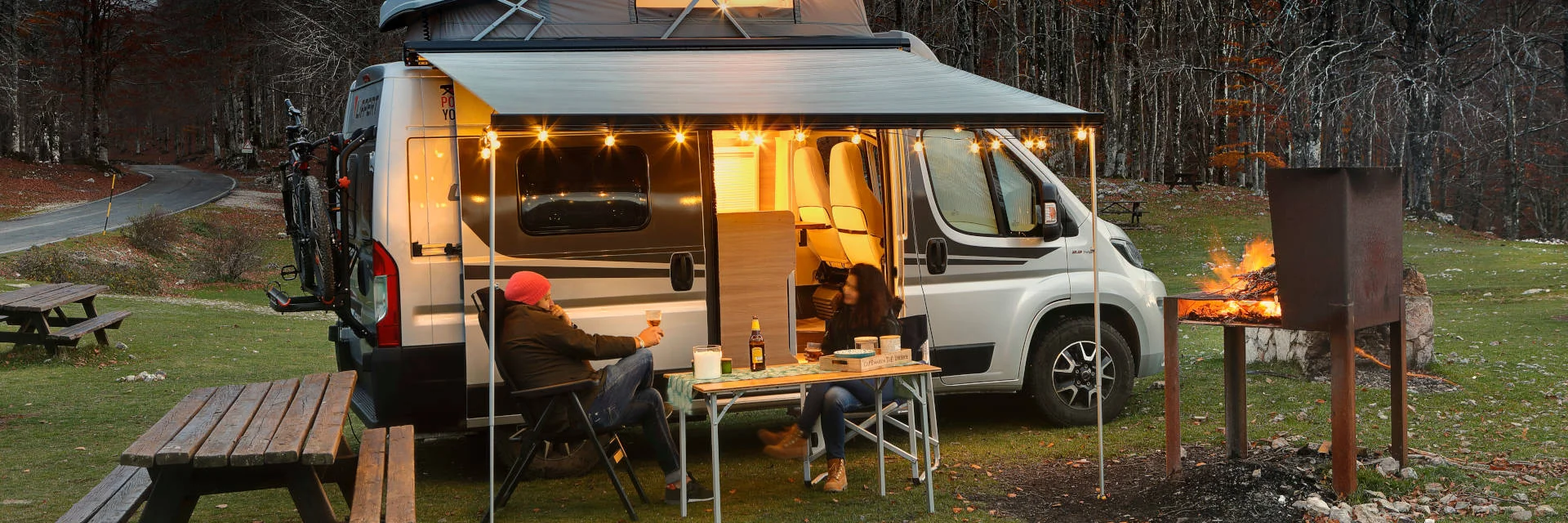 Camper Van Setup Campsite Accessories