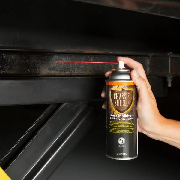 RV Trailer Chassis Shield Spray for Rust