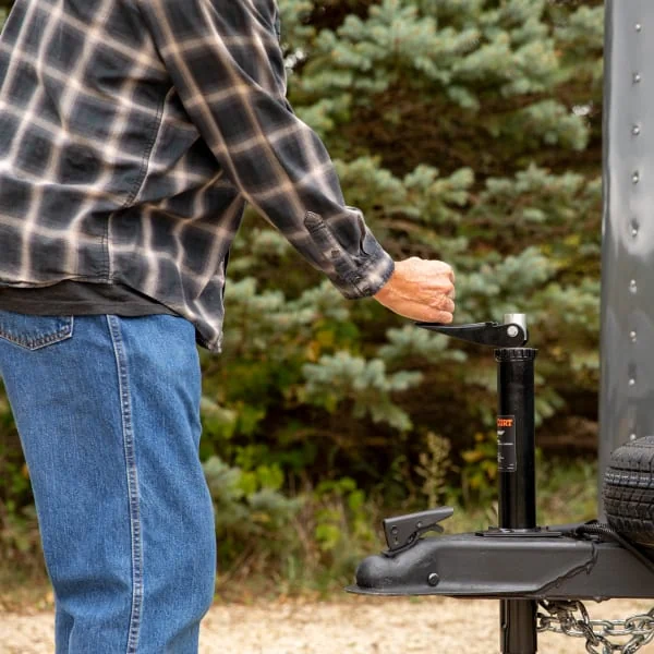 Hand-Crank Trailer Tongue Jack Trailer A-Frame