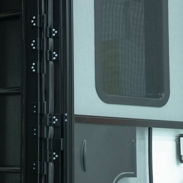 Lippert friction hinge installed on an RV door