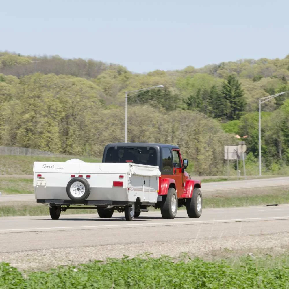 Jeep Towing Popup Camper
