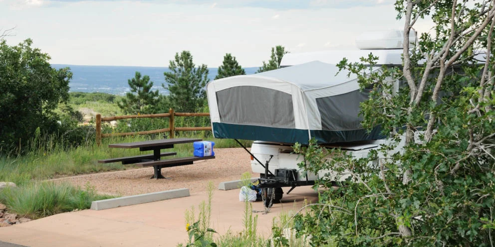 Pop-Up Camper RV Accessories Campsite