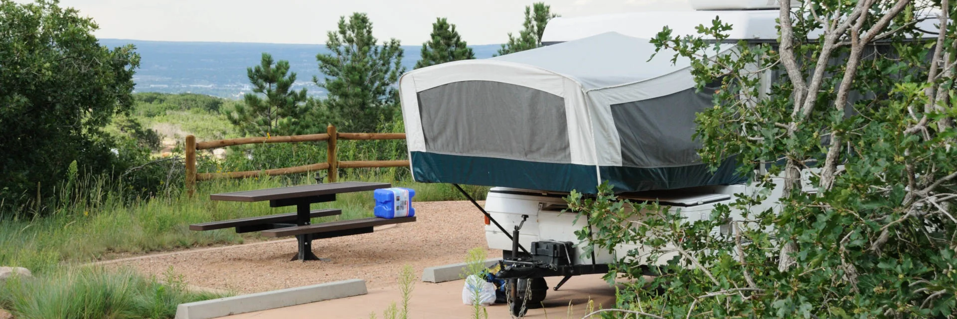 Pop-Up Camper RV Accessories Campsite