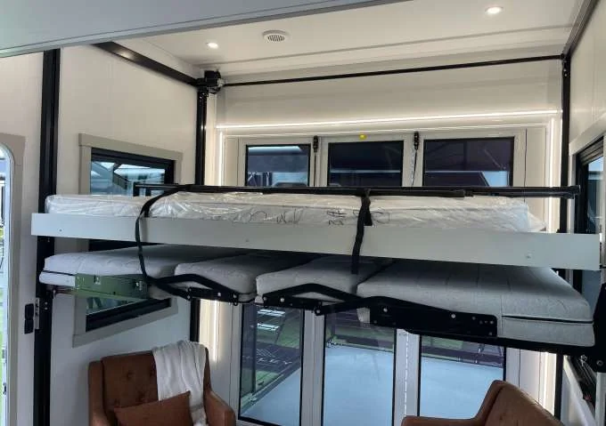 RV bed lift and tilt parts