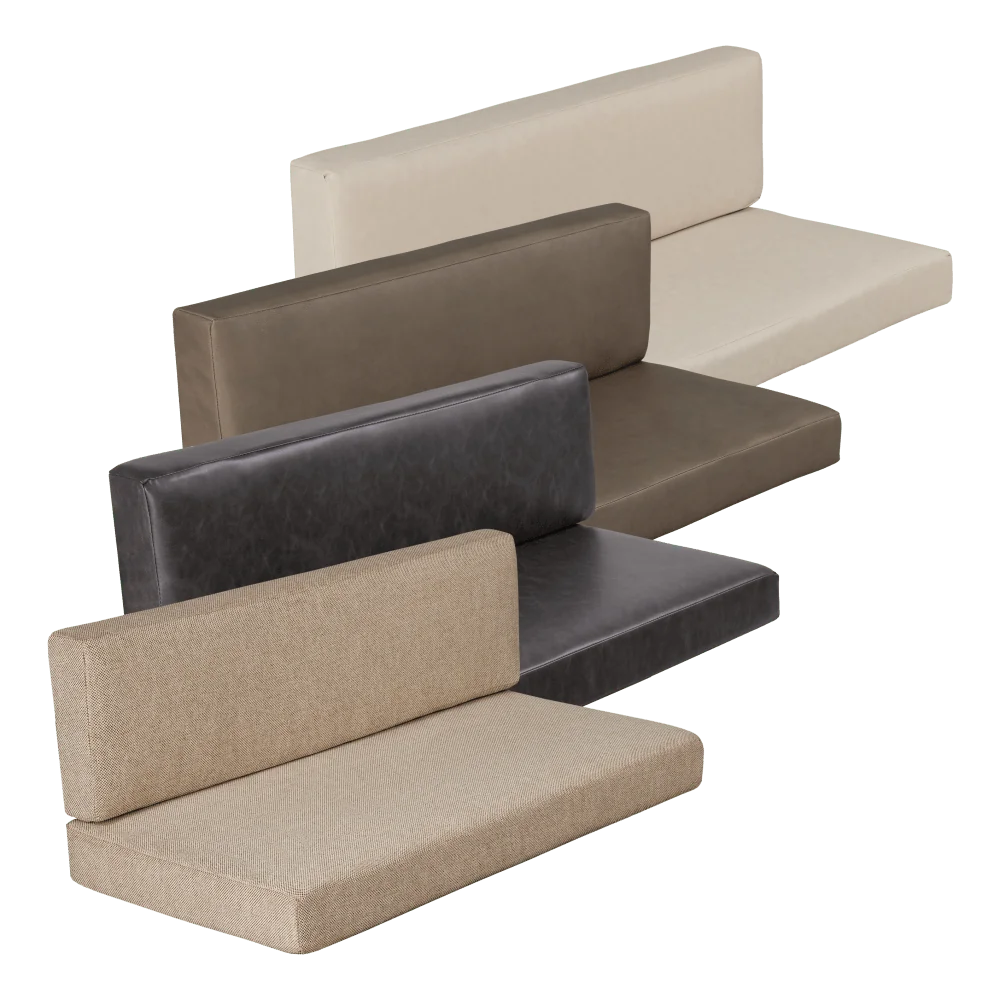 RV Dinette Cushions in 4 colors