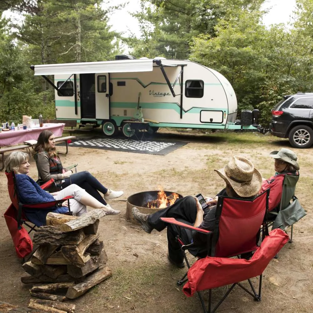 RV Trailer Accessories Campsite Family