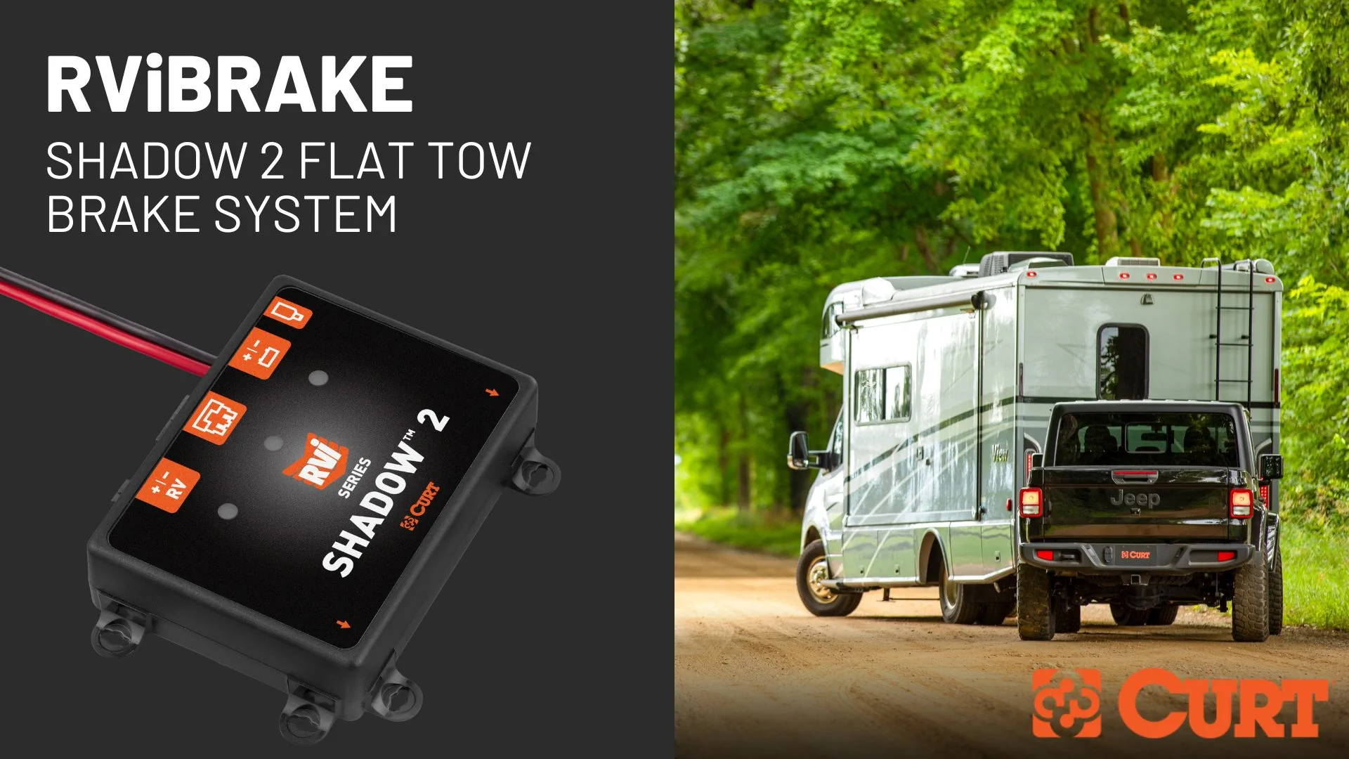 RVibrake Shadow 2 Installed Flat Tow Brake System