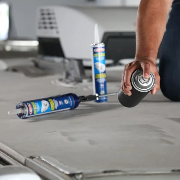 RV roofing repair kits, sealants and membranes