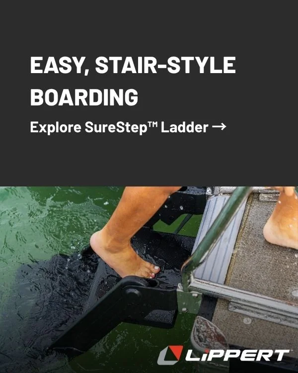 Lippert SureStep Pontoon Boat Ladders
