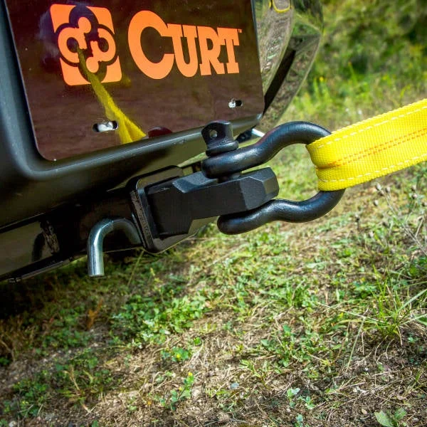 CURT hitch tow hook shackle with strap