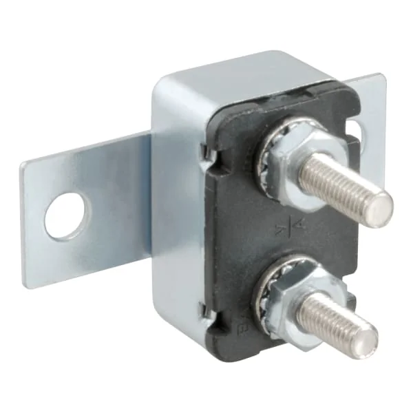 Automotive circuit breaker for towing trailer