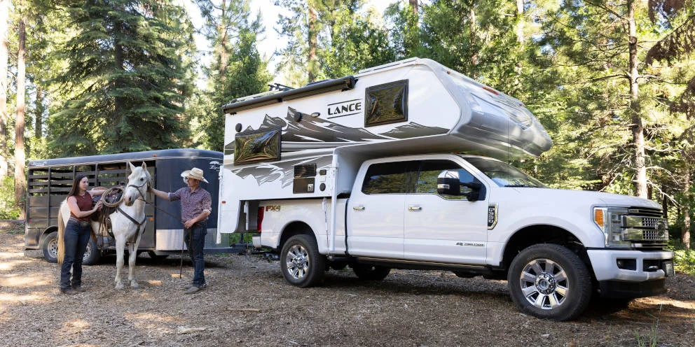 Truck Camper Accessories Campsite Horses