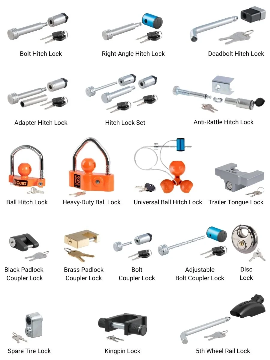 Types of Trailer Hitch Locks