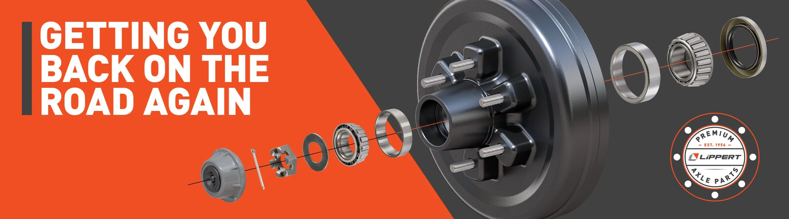 Lippert premium axle parts get you back on the road again