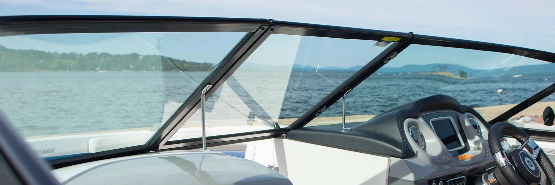 Taylor Made Boat Windshield on Boat