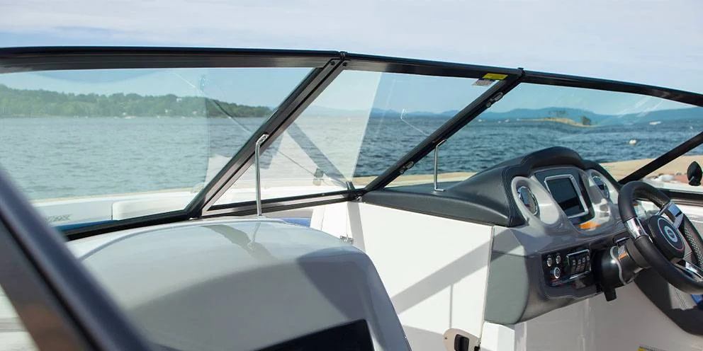 Taylor Made Boat Windshield on Boat