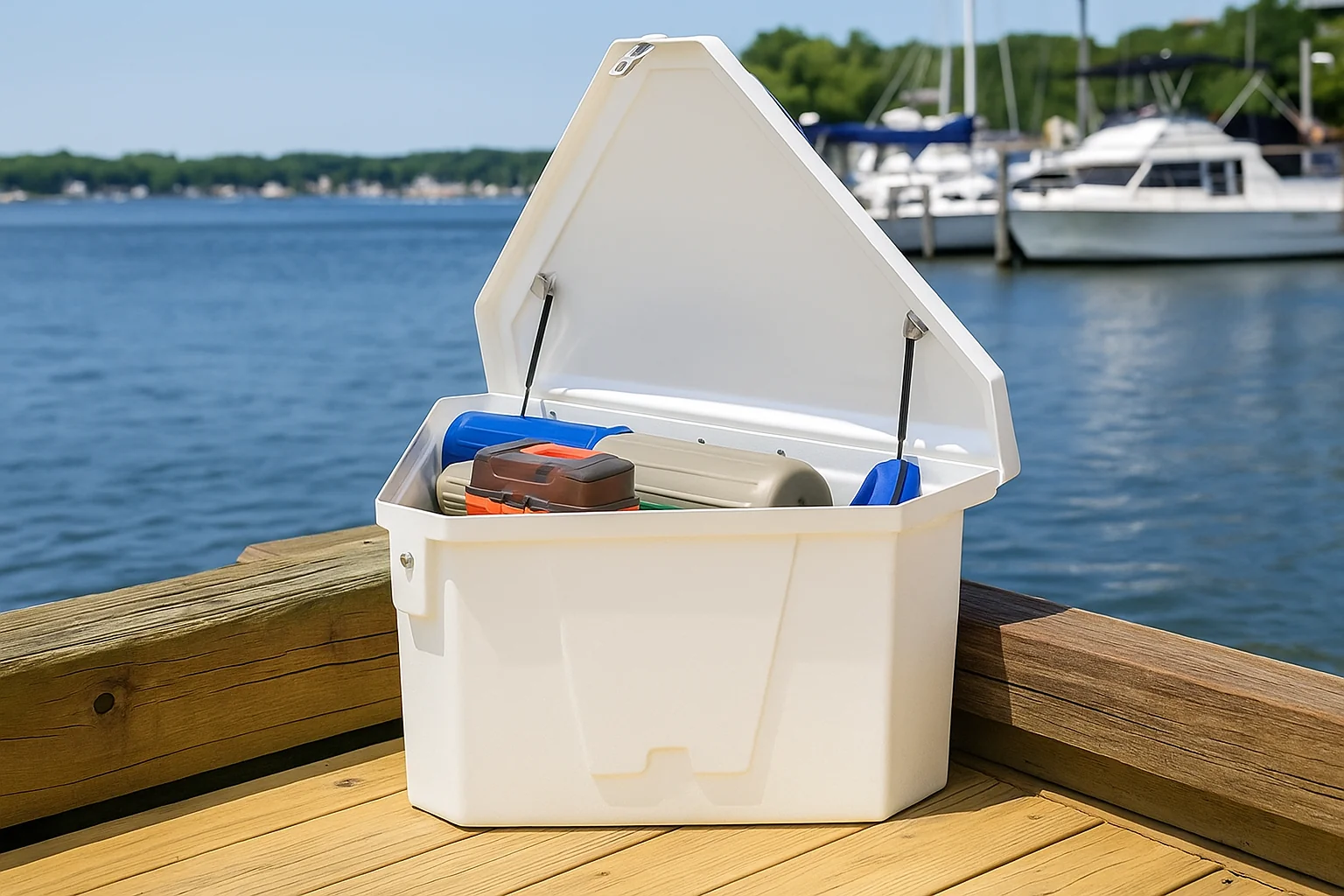 Corner Dock Box