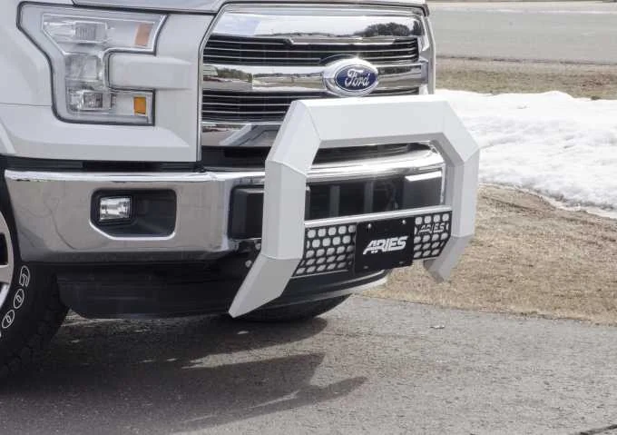 License plate bracket for truck