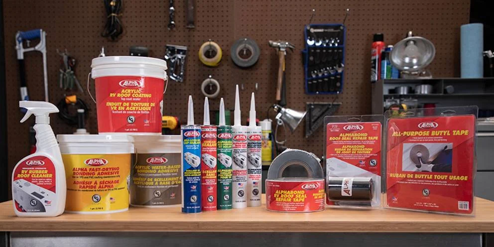 RV roof repair and sealants
