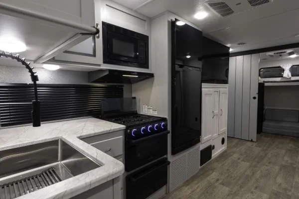 RV kitchen and appliances