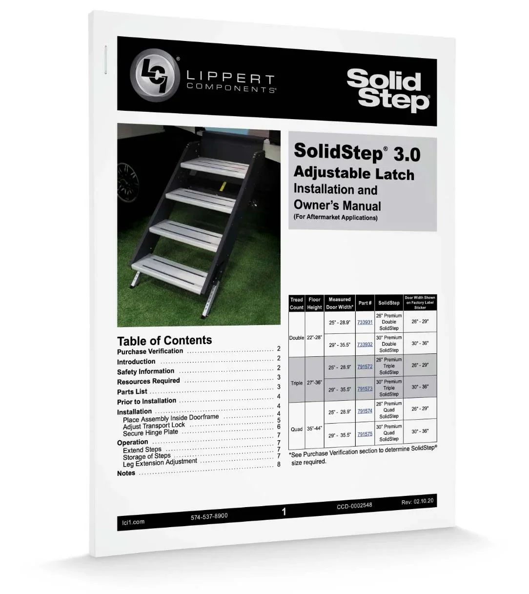 Download Solid Step Installation Manual