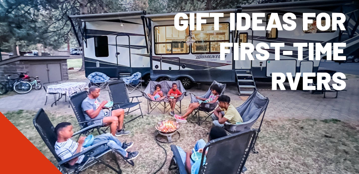 Simon Crew on Adventure First-Time RV Gifts Campsite Fire