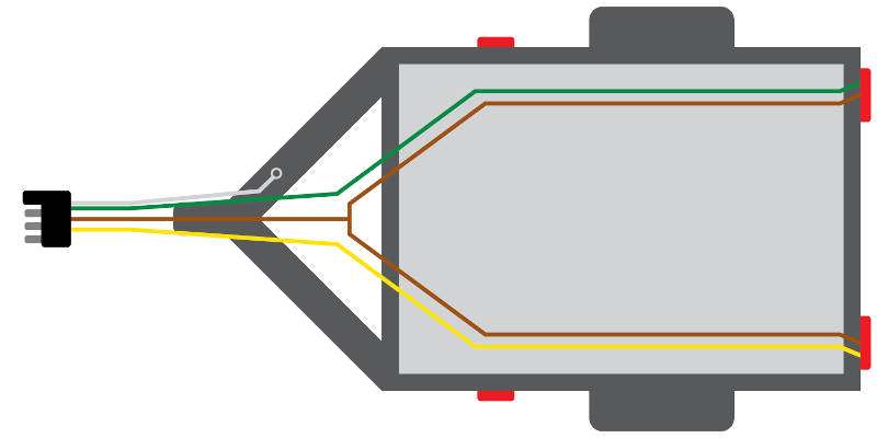 4-wire trailer diagram