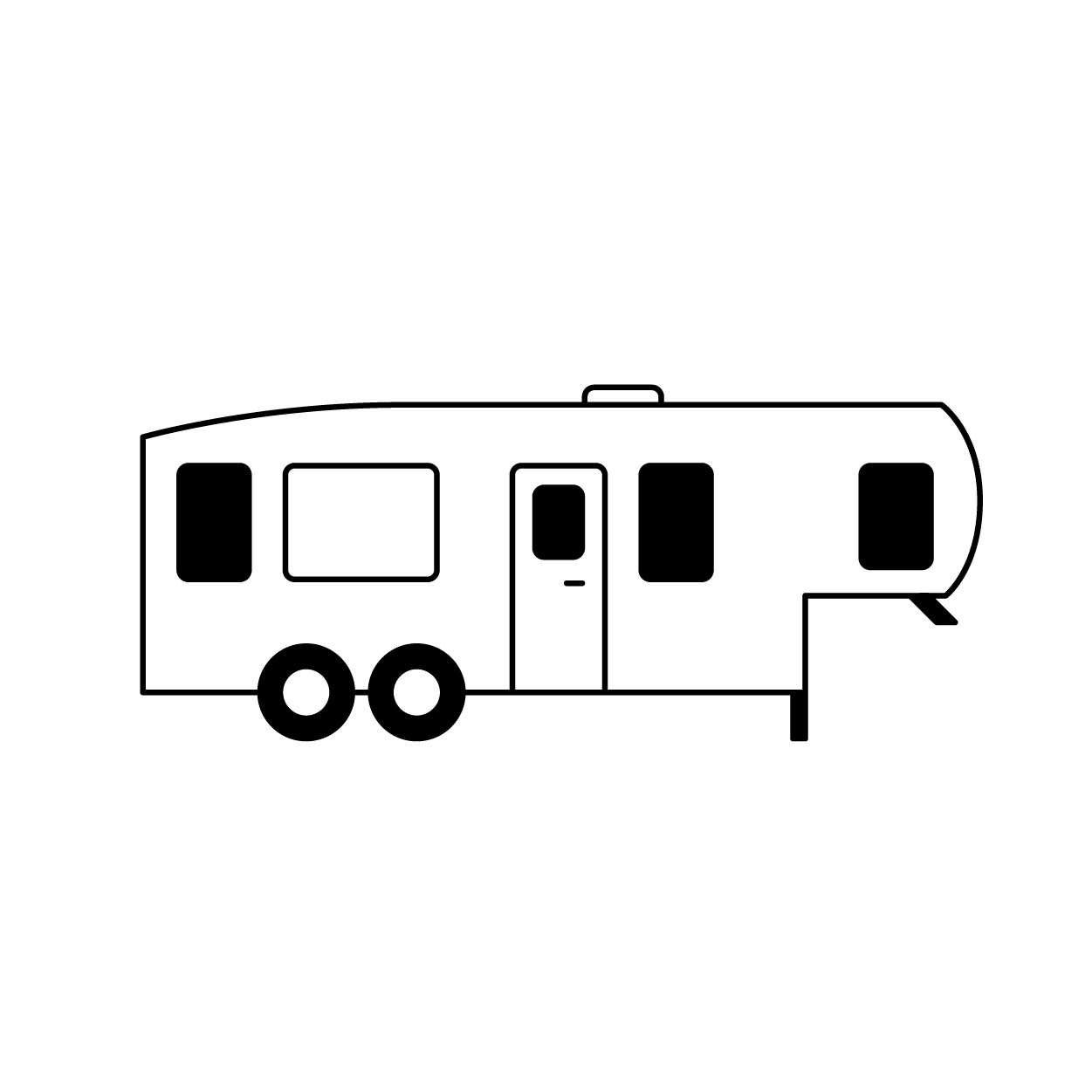 5th Wheel Trailer Clip Art
