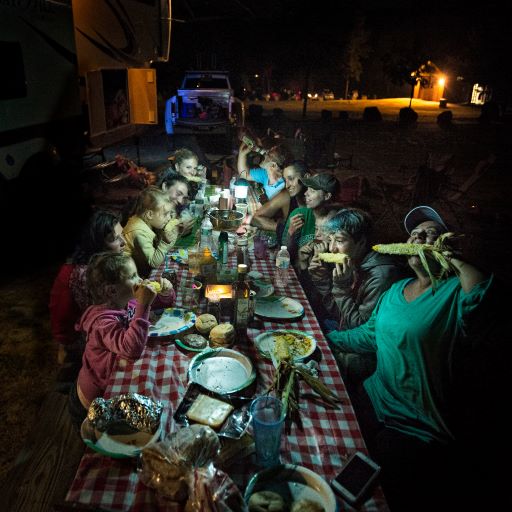 Campground cookout