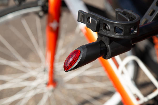 Built-in Bike Rack Reflectors
