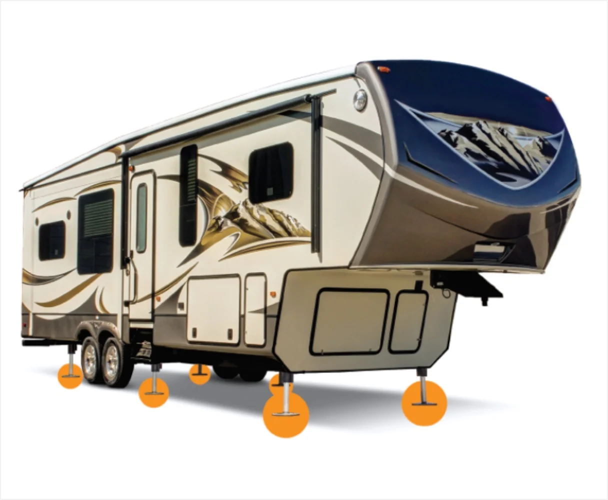 lippert leveling system 5th Wheel Leveling Jacks for Prepped Unit