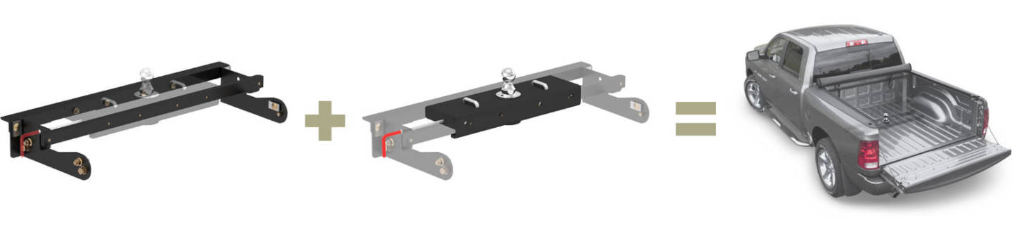 CURT Gooseneck Hitch and Brackets for Trucks