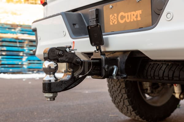 Receiver-Mount Pintle Hitch with Trailer Ball
