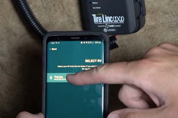 Choose Tire Linc option