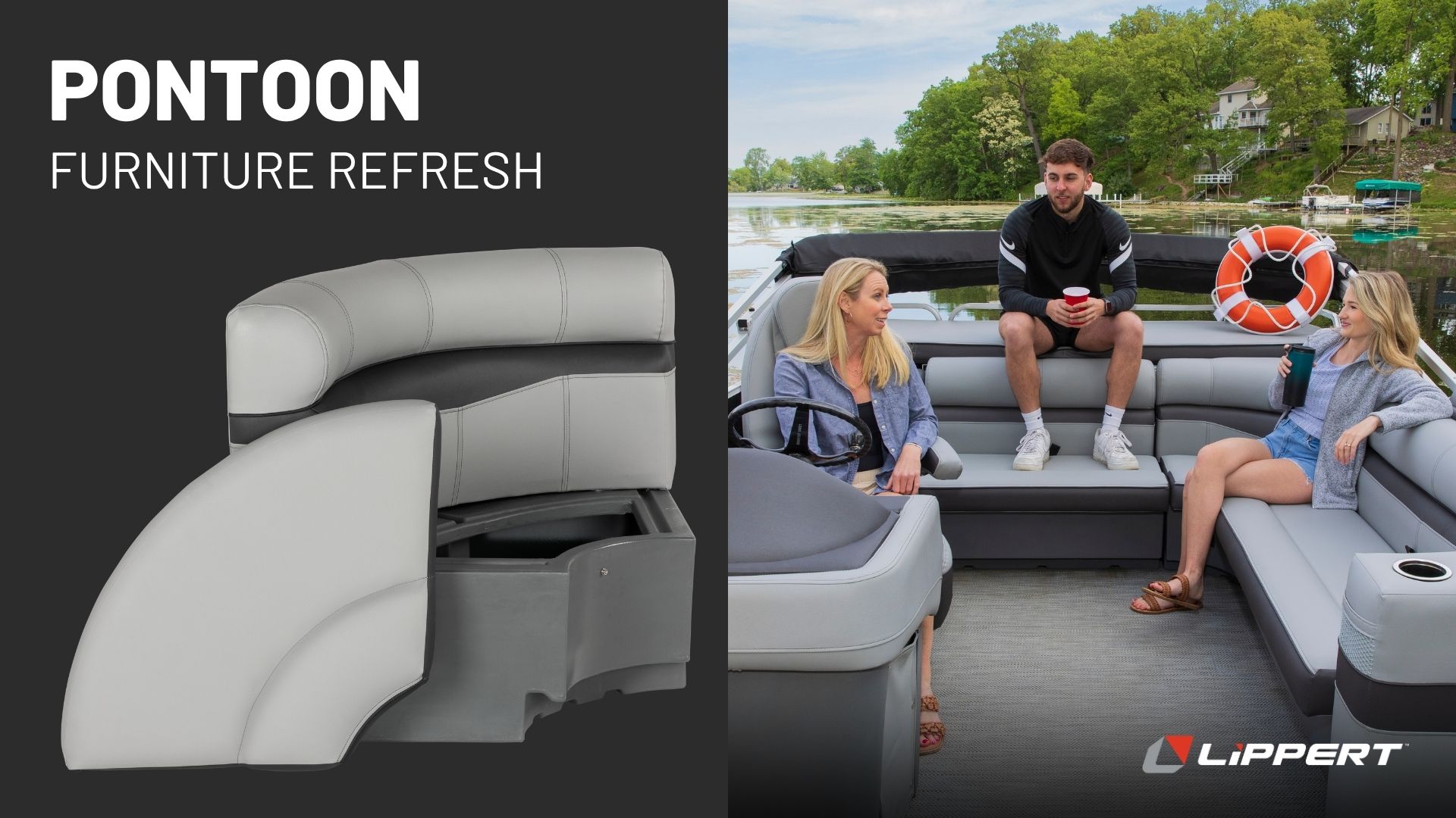 Custom Pontoon Boat Furniture from Lippert