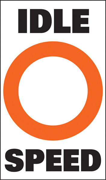 Idle Speed buoy marking