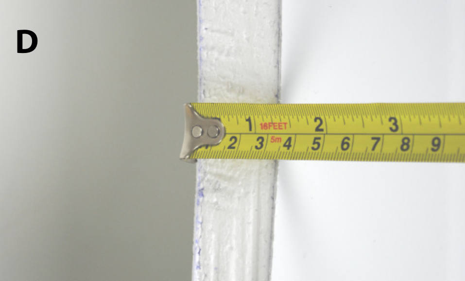 Measure RV sidewall thickness