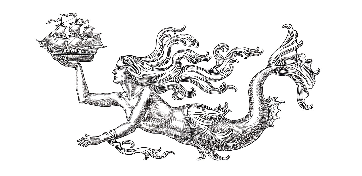 Naming a boat after a female mythical creature