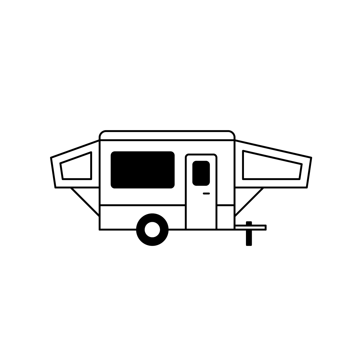 Pop-up Camper Clip Art